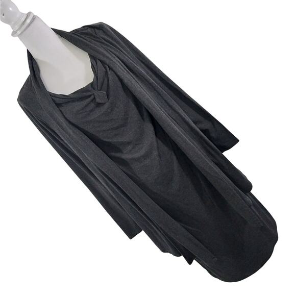 JONES NEW YORK! CHARCOAL GRAY JERSEY 1PC SWEATER AND MIDI DRESS, ATTACHED! SZ 10 - Picture 9 of 9